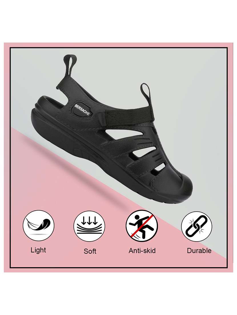 men solid slip on clog - 22294296 -  Standard Image - 3