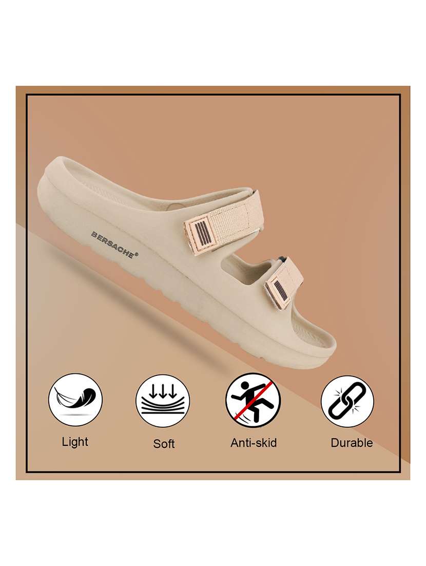 men solid slip on slider - 22294301 -  Standard Image - 3