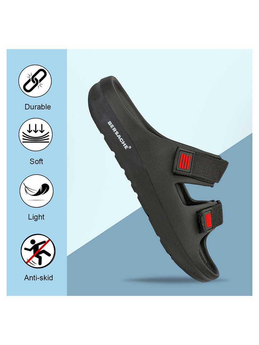 men solid slip on slider - 22294305 -  Standard Image - 3