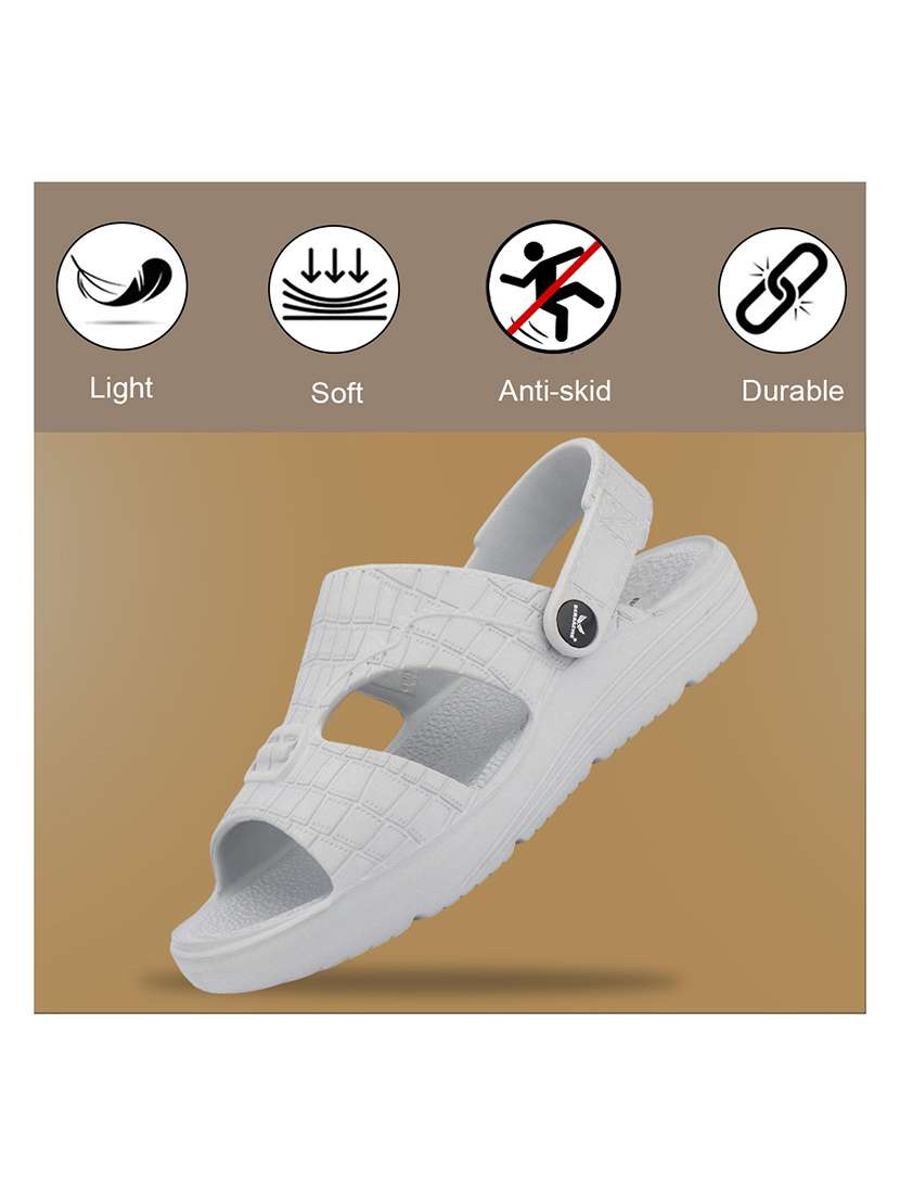 men textured slip on slider - 22294309 -  Standard Image - 3