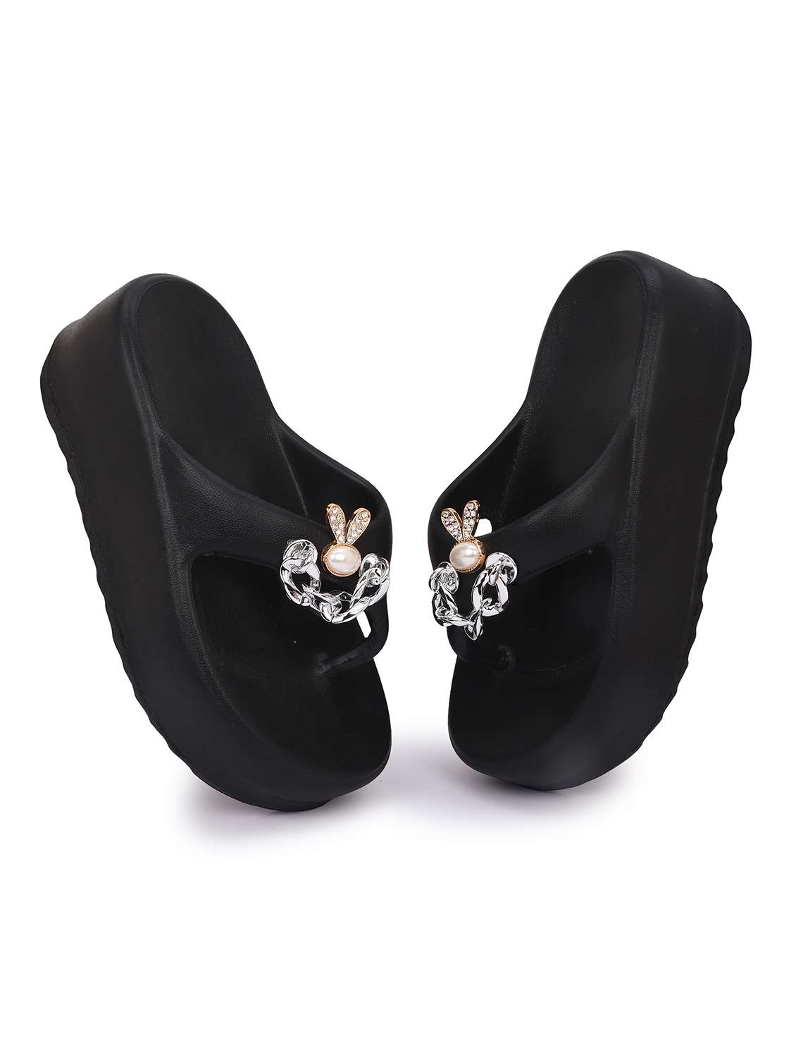 women solid slip on flip flop - 22294333 -  Standard Image - 3