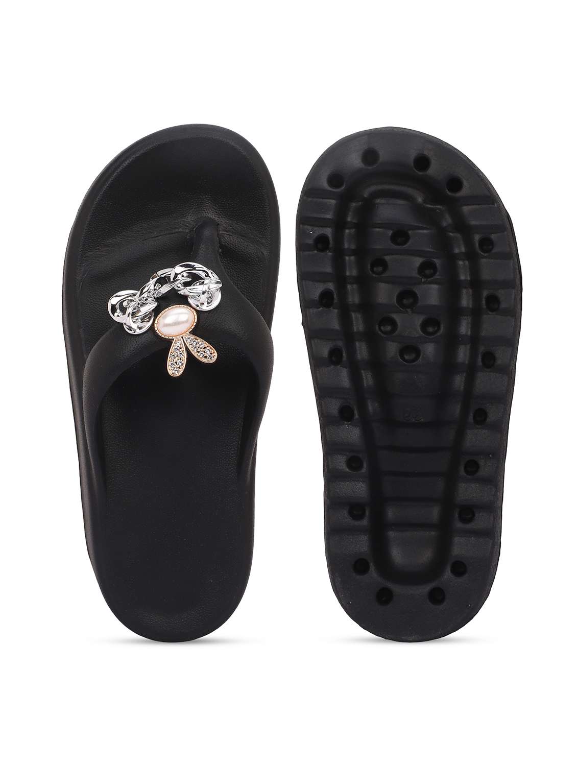 women solid slip on flip flop - 22294333 -  Standard Image - 5