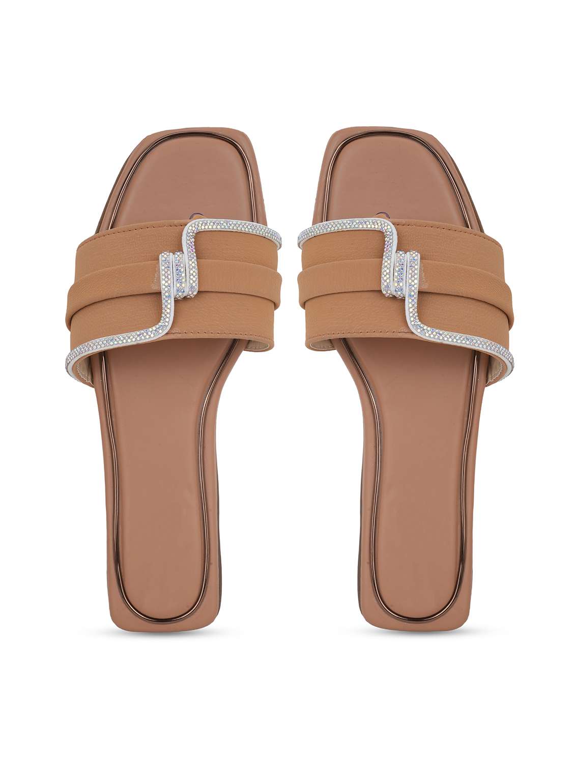 women slip on flat sandal - 22294735 -  Standard Image - 3