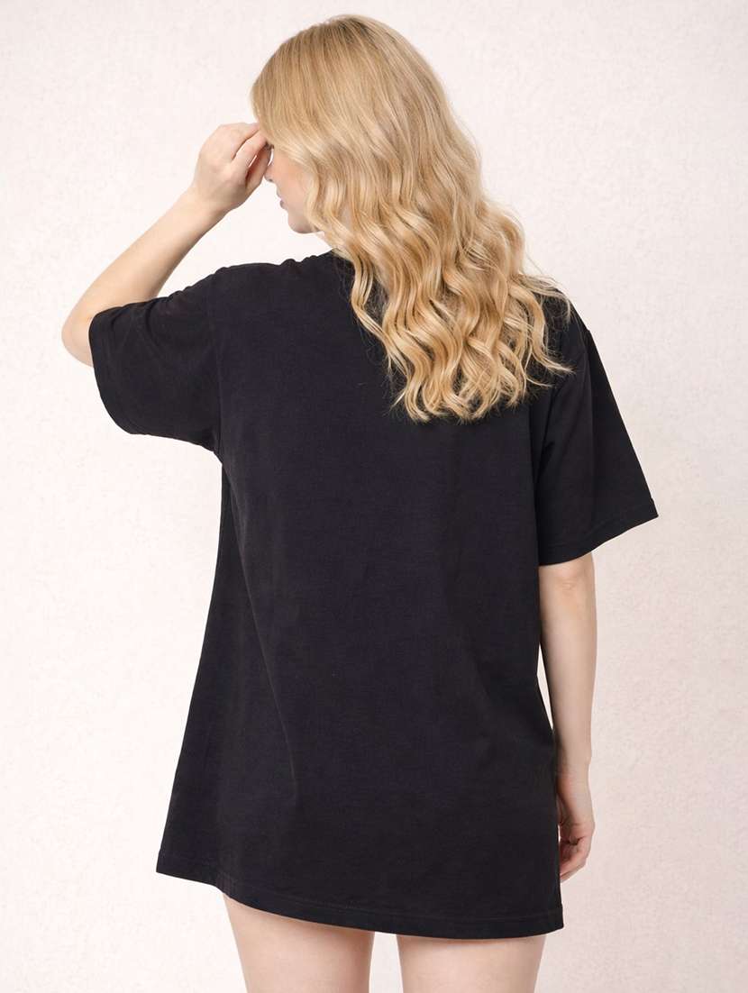 women pack of 2 printed oversized t-shirt - 22294847 -  Standard Image - 3