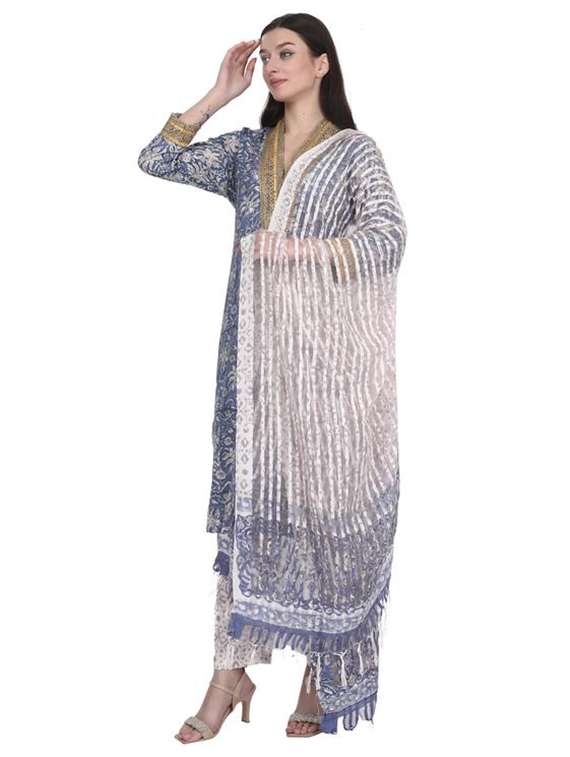 women printed three quarter sleeve straight kurta - 22294888 -  Standard Image - 3