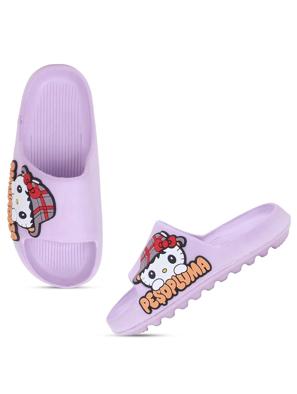 women printed slip on slides - 22295035 -  Standard Image - 3