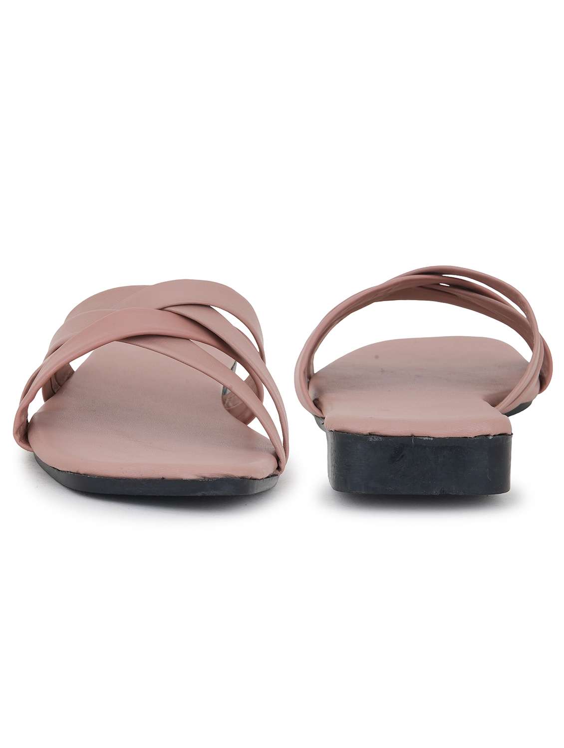 women solid slip on flat sandal - 22295052 -  Standard Image - 3