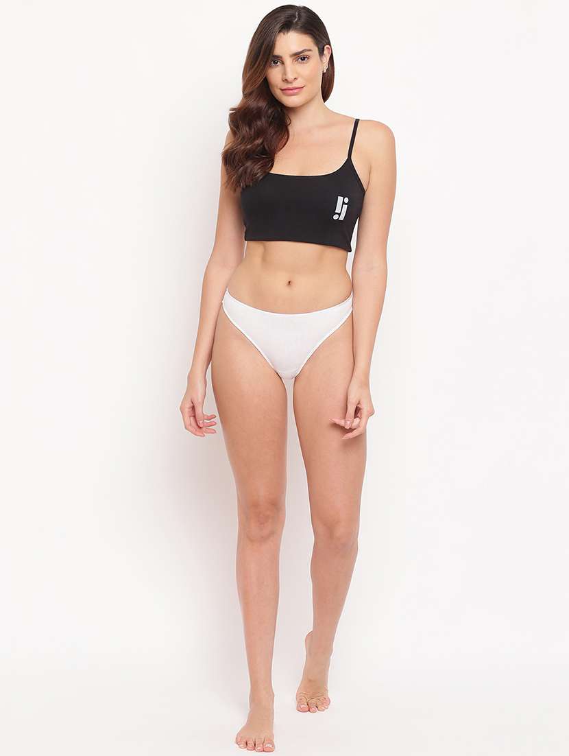 women pack of 3 solid low rise thongs  - 22295066 -  Standard Image - 3