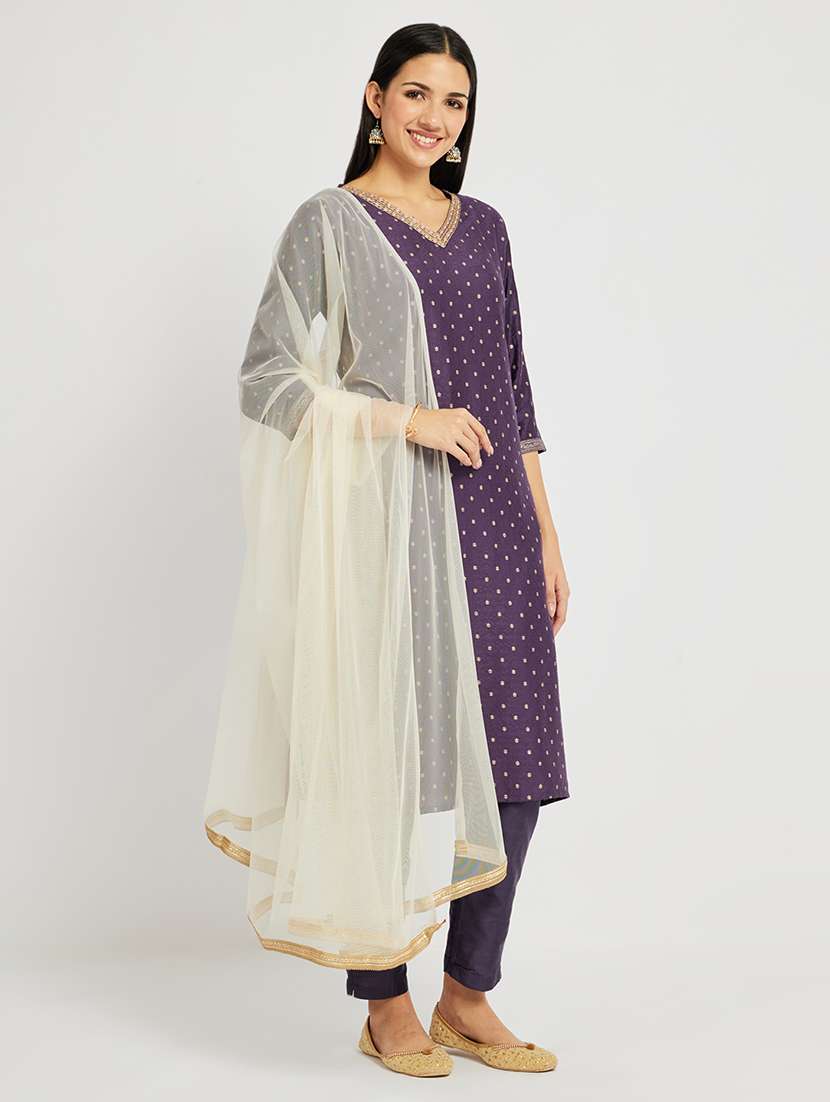 women printed three quarter sleeve straight kurta - 22295127 -  Standard Image - 5