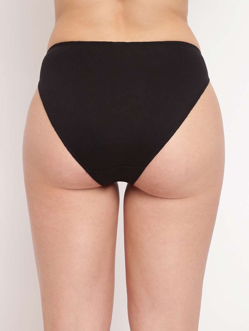 women pack of 5 solid low rise panty - 22295313 -  Standard Image - 3