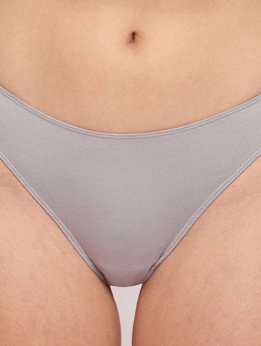 women pack of 3 solid low rise panty - 22295315 -  Standard Image - 5