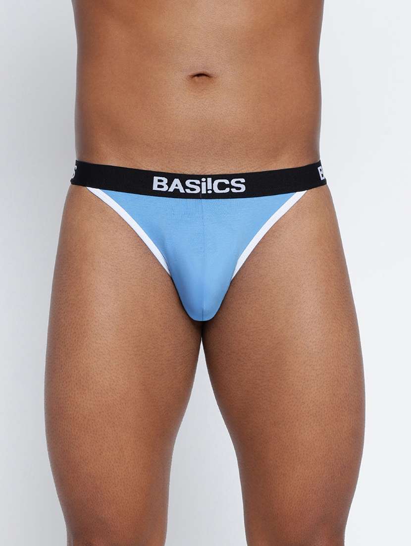 men solid low rise thongs brief
