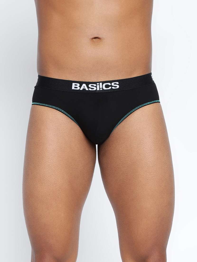 men solid low rise hipster brief
