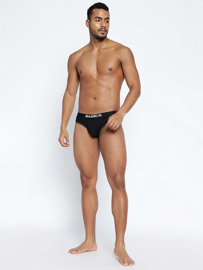 men solid low rise hipster brief - 22295342 -  Standard Image - 3