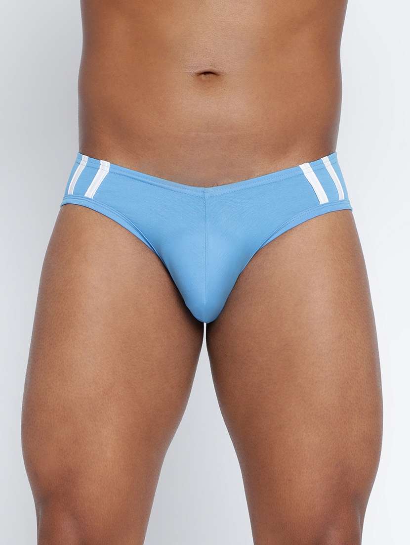 men striped low rise hipster brief