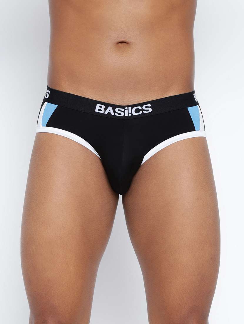 men color block low rise hipster brief