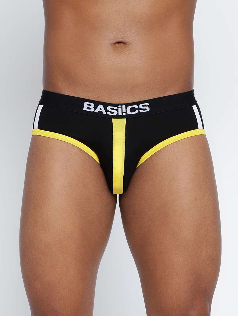 men color block low rise hipster brief