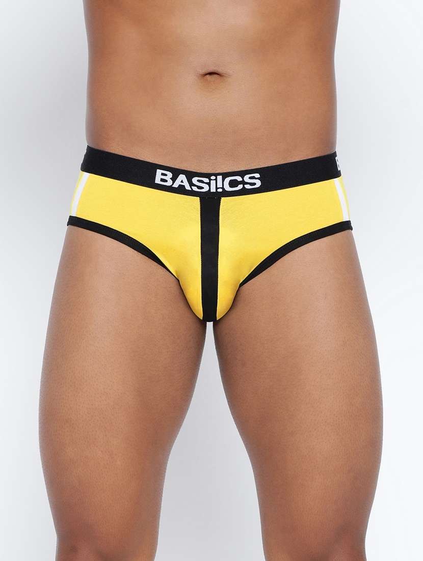 men color block low rise hipster brief