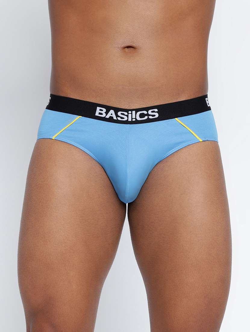 men solid low rise hipster brief