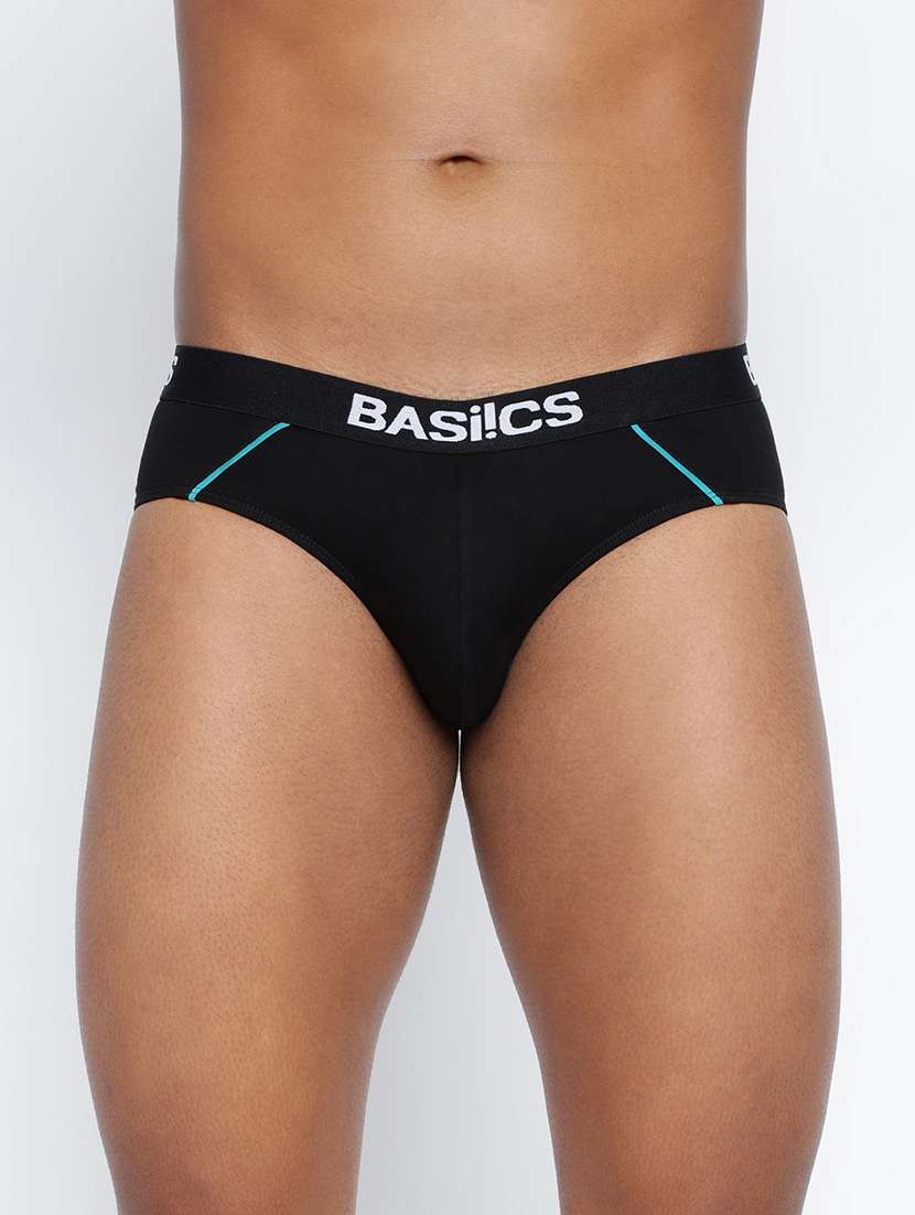 men solid low rise hipster brief
