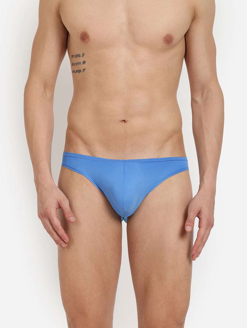 men solid low rise hipster brief