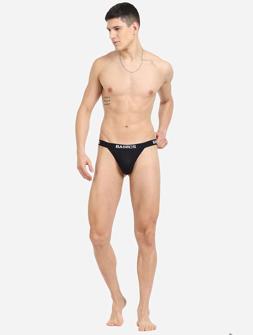 men pack of 3 solid thongs brief - 22295393 -  Standard Image - 3