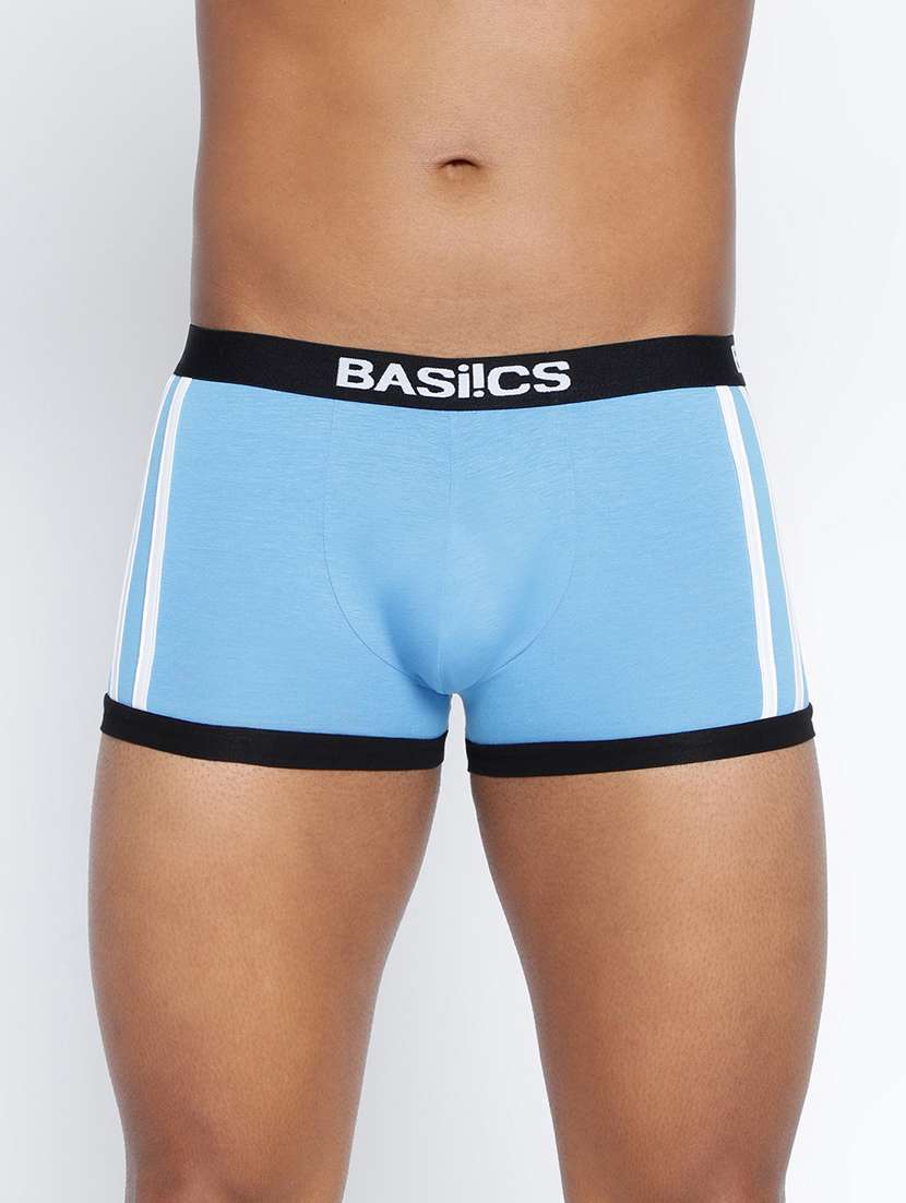 men striped low rise trunk brief