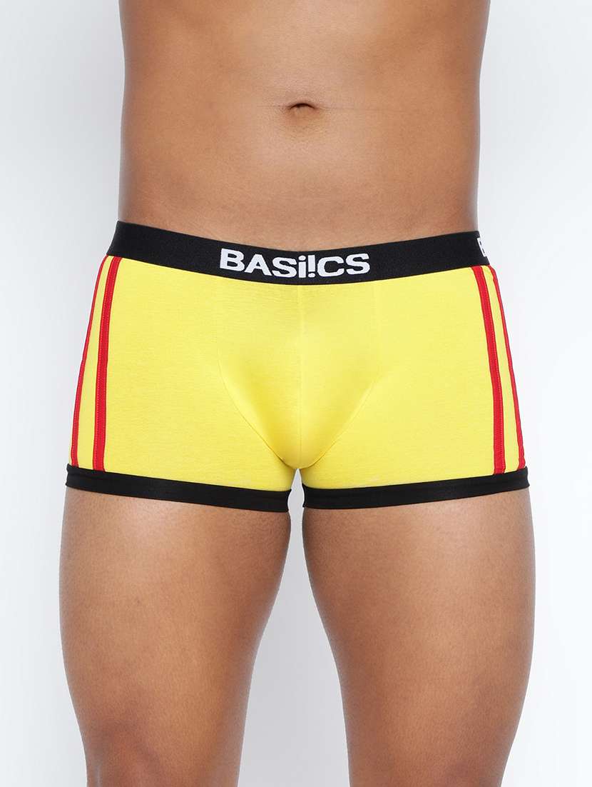 men striped low rise trunk brief