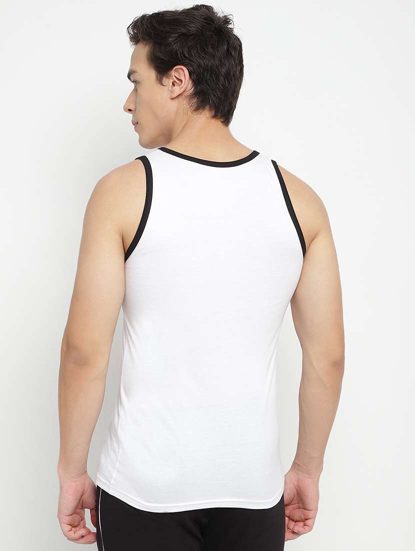 men pack of 3 solid sleeveless vest - 22295448 -  Standard Image - 3