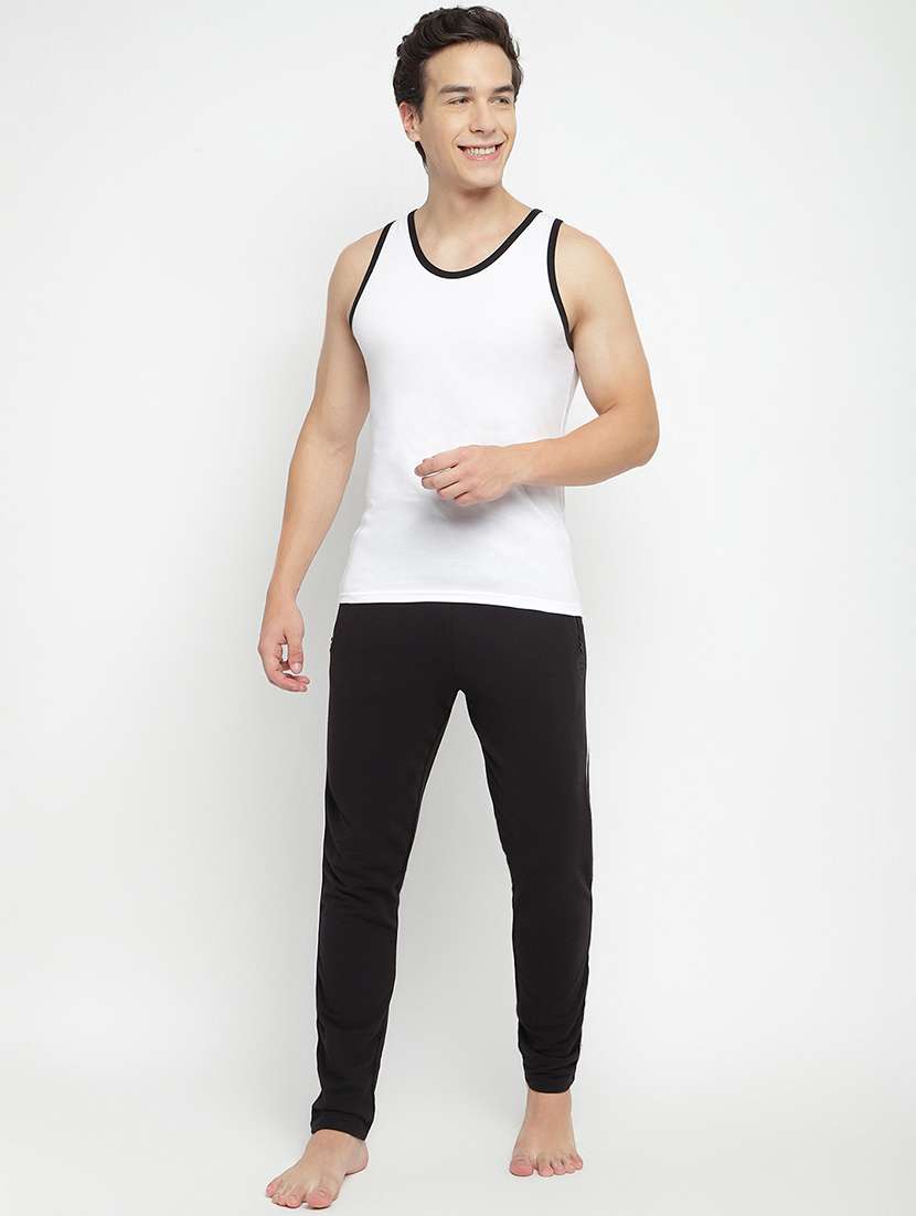 men pack of 3 solid sleeveless vest - 22295448 -  Standard Image - 5