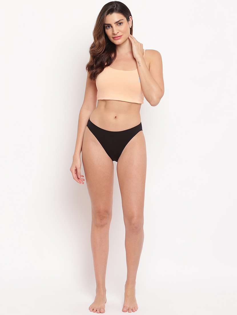 women solid low rise bikni panty - 22295755 -  Standard Image - 3