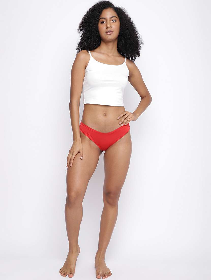 women solid low rise bikni panty - 22295765 -  Standard Image - 5