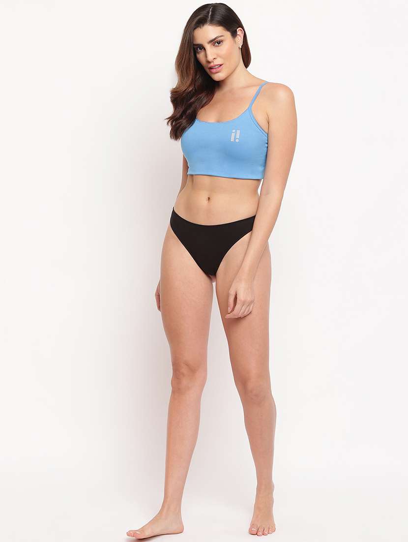 women solid low rise bikni panty - 22295768 -  Standard Image - 3