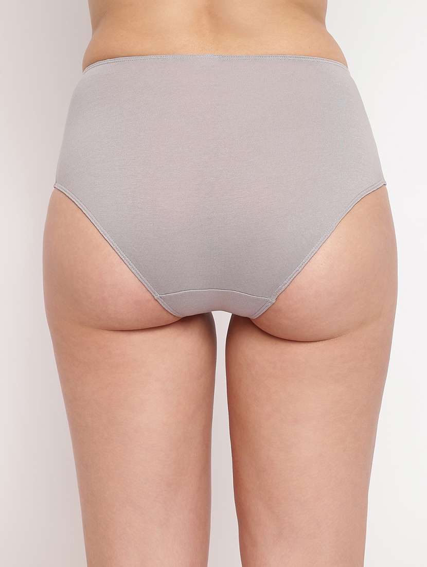 women pack of 5 solid mid rise panty - 22295787 -  Standard Image - 3