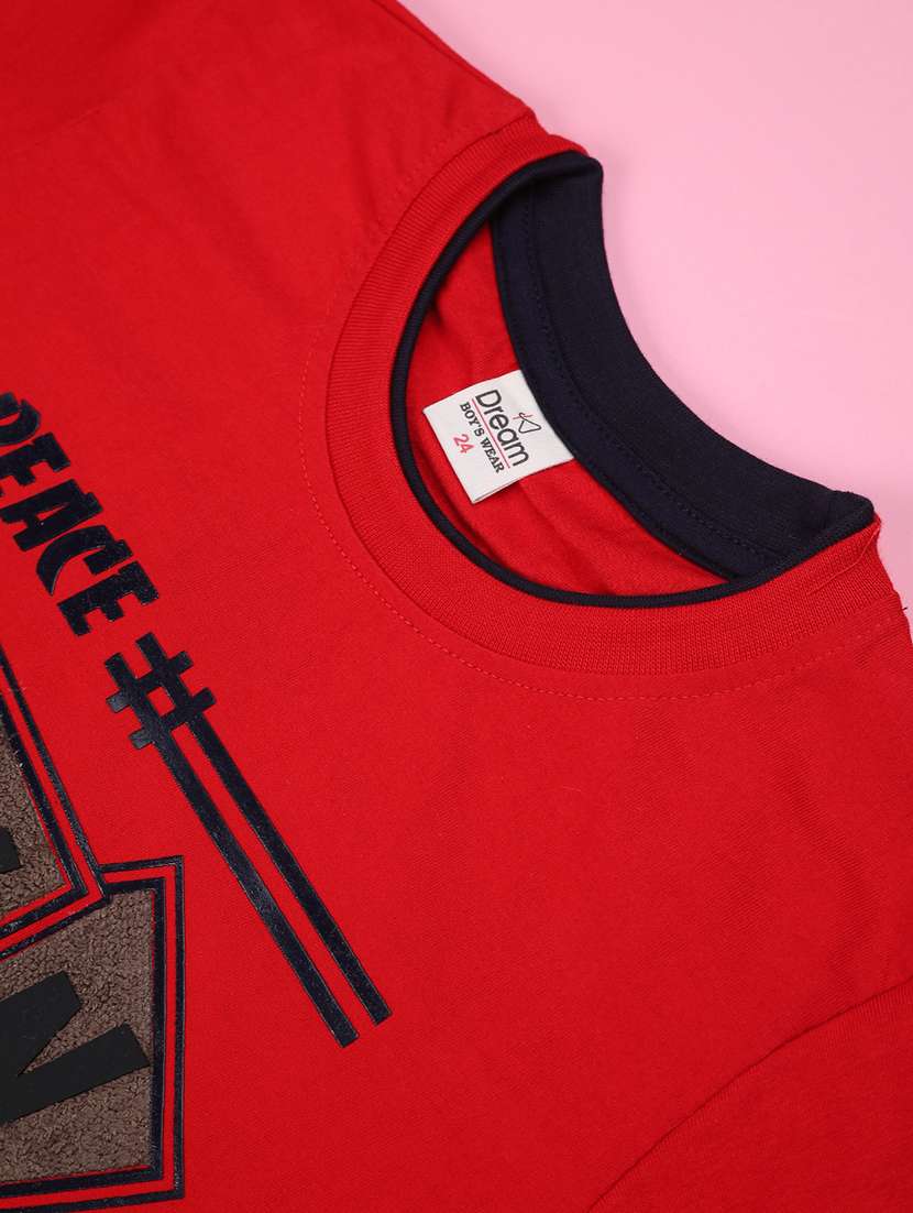 Boys Printed T-shirt & Shorts Co-ords Set - 22296145 -  Standard Image - 3