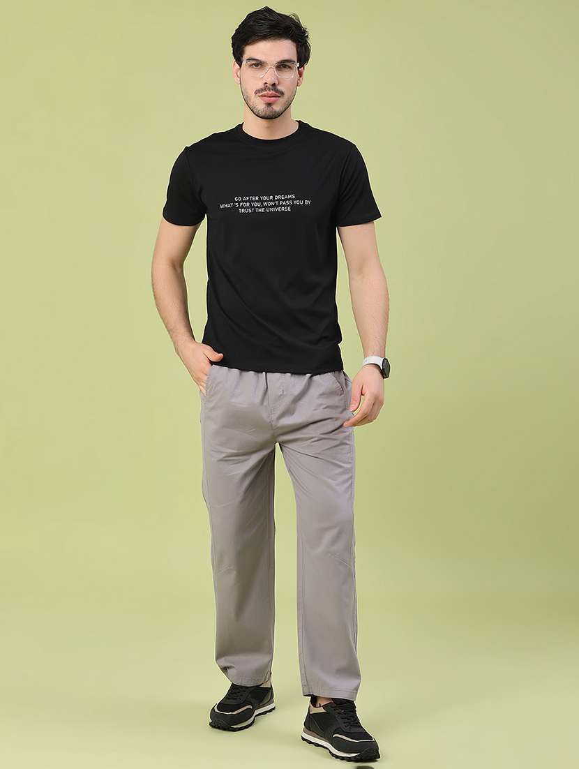 men solid mid rise full length track pant - 22296171 -  Standard Image - 5