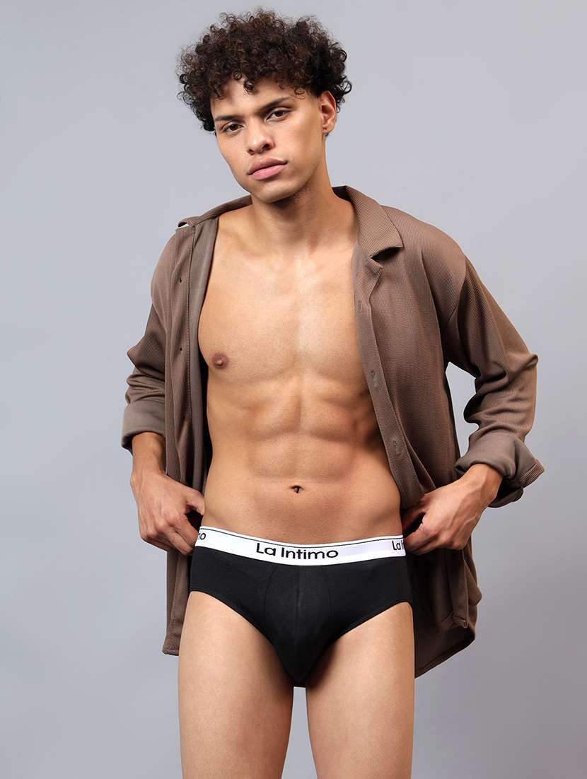 men solid hipster brief - 22296357 -  Standard Image - 3