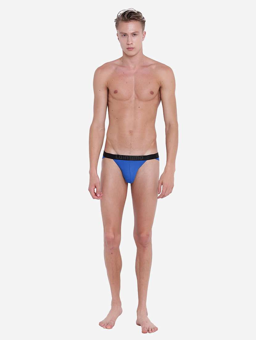 men solid thongs brief - 22296465 -  Standard Image - 3