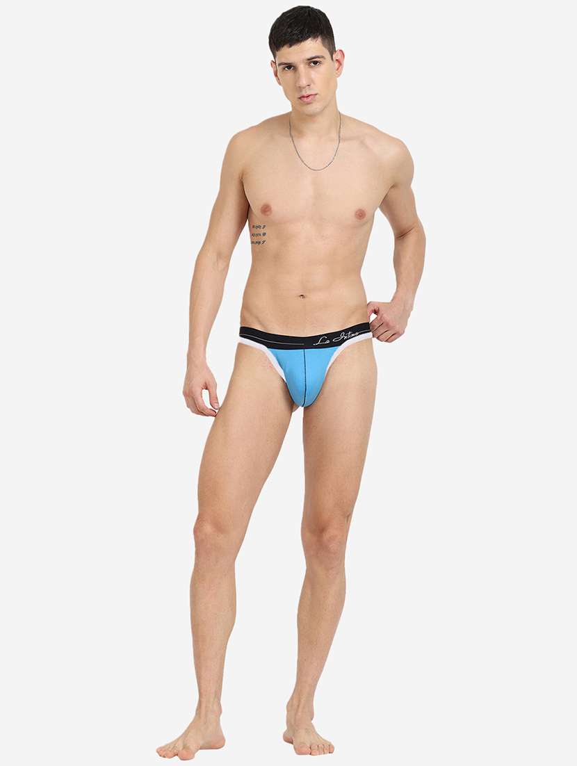men solid thongs brief - 22296466 -  Standard Image - 3