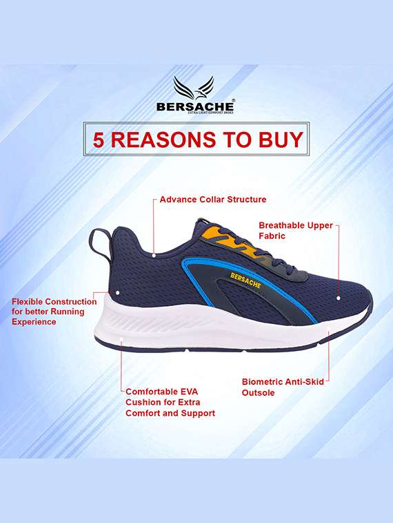 men solid lace up sport shoes - 22296507 -  Standard Image - 3