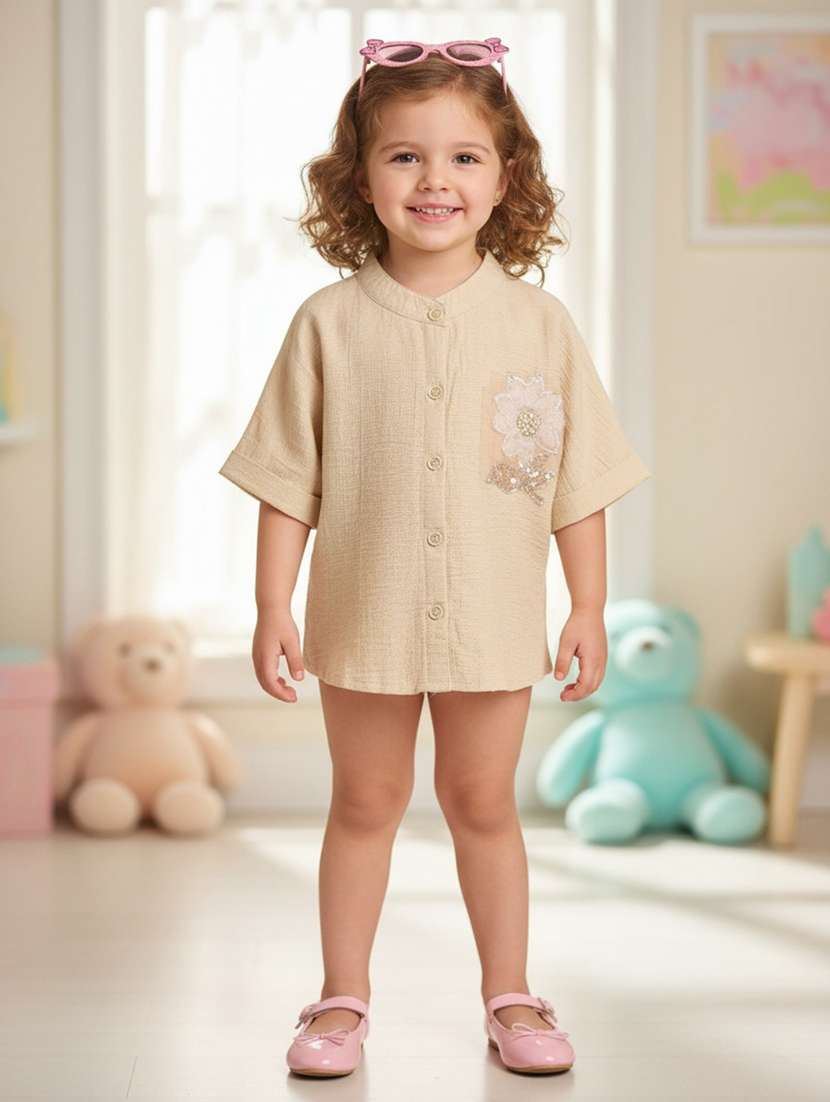 beige cotton  top