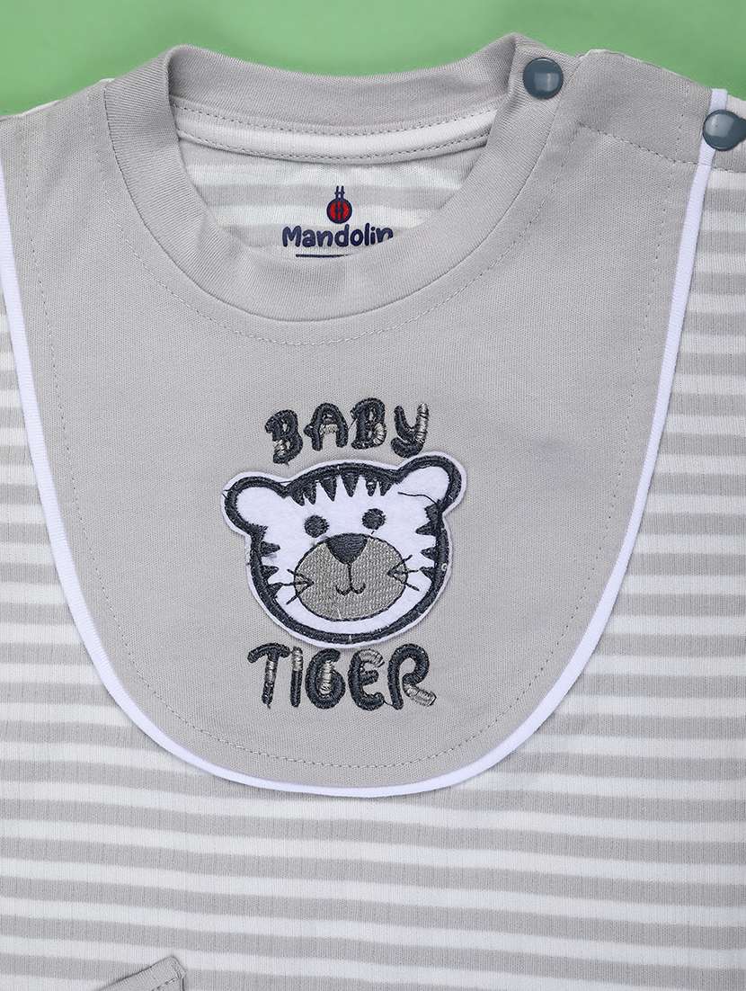 kids striped short sleeve romper - 22296758 -  Standard Image - 3