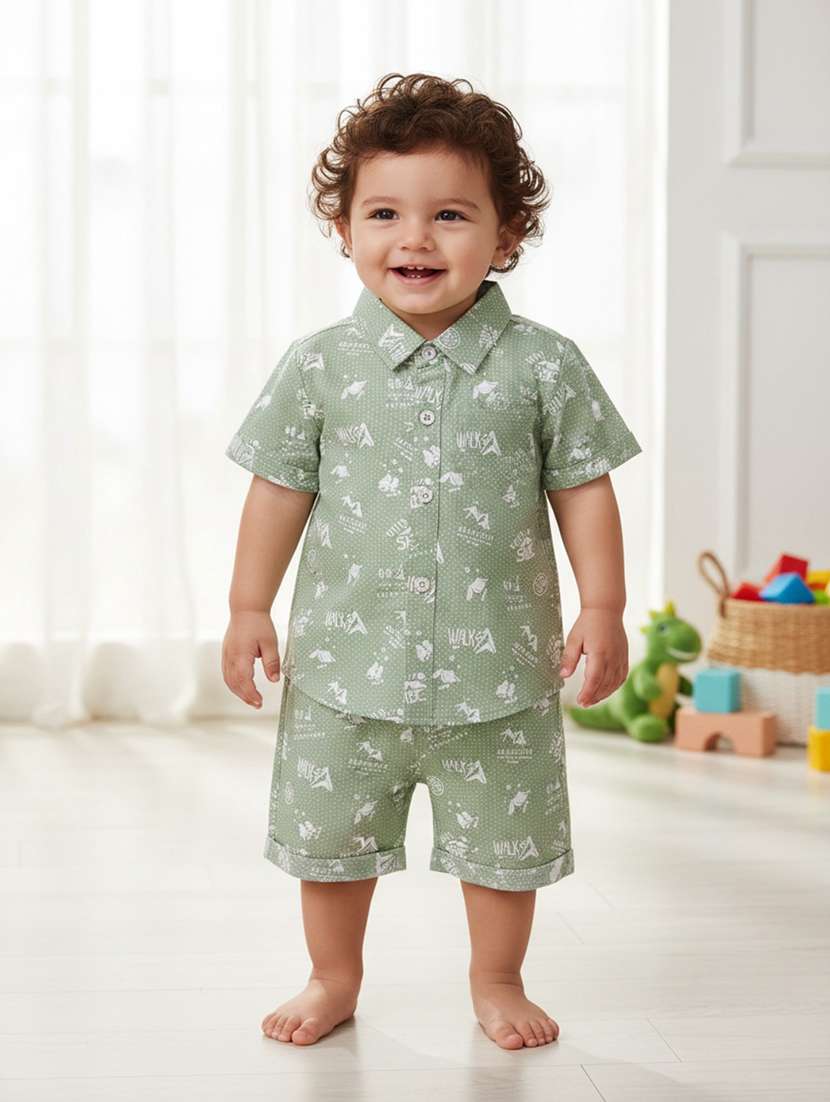 boys shirt and shorts co-ord set