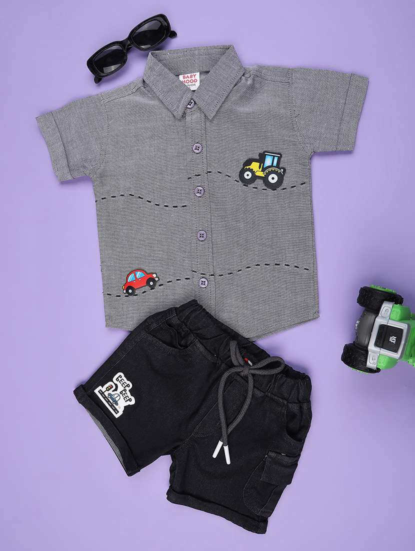 boys shirt and shorts co-ord set