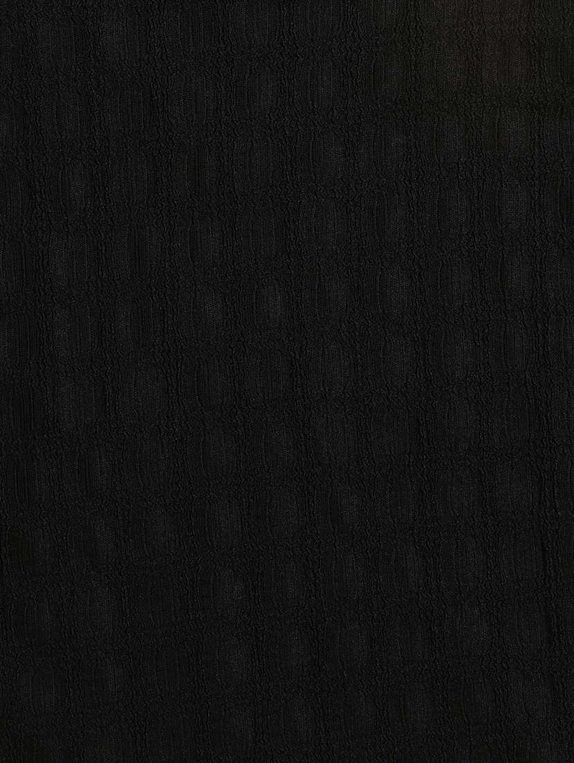 black cotton plain tee - 22296879 -  Standard Image - 3