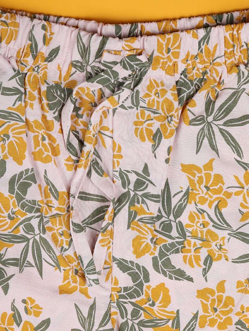 girls floral print top and short set - 22296951 -  Standard Image - 5