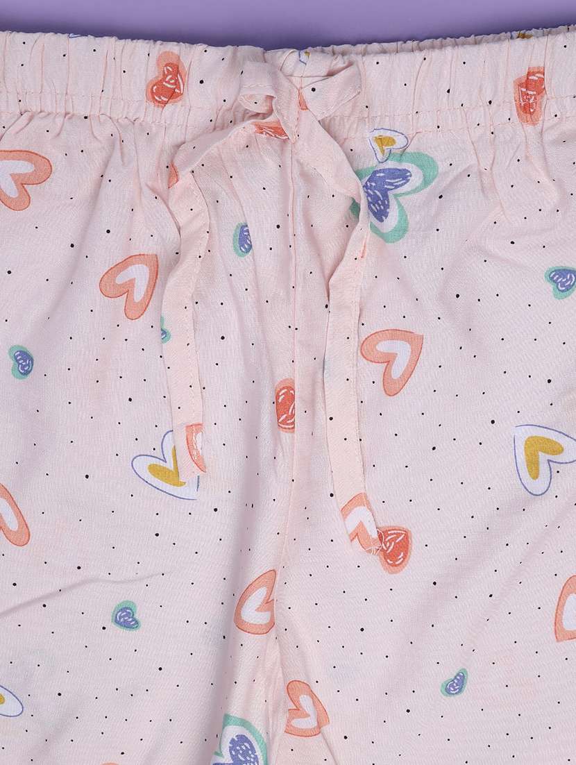 girls printed sleeveless nightwear set - 22296954 -  Standard Image - 5