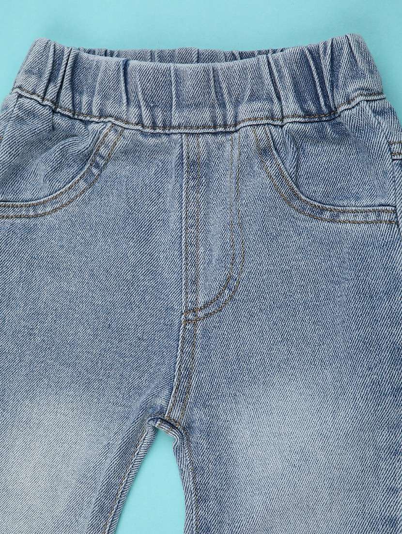 girls solid mid rise bootcut jean - 22296987 -  Standard Image - 3