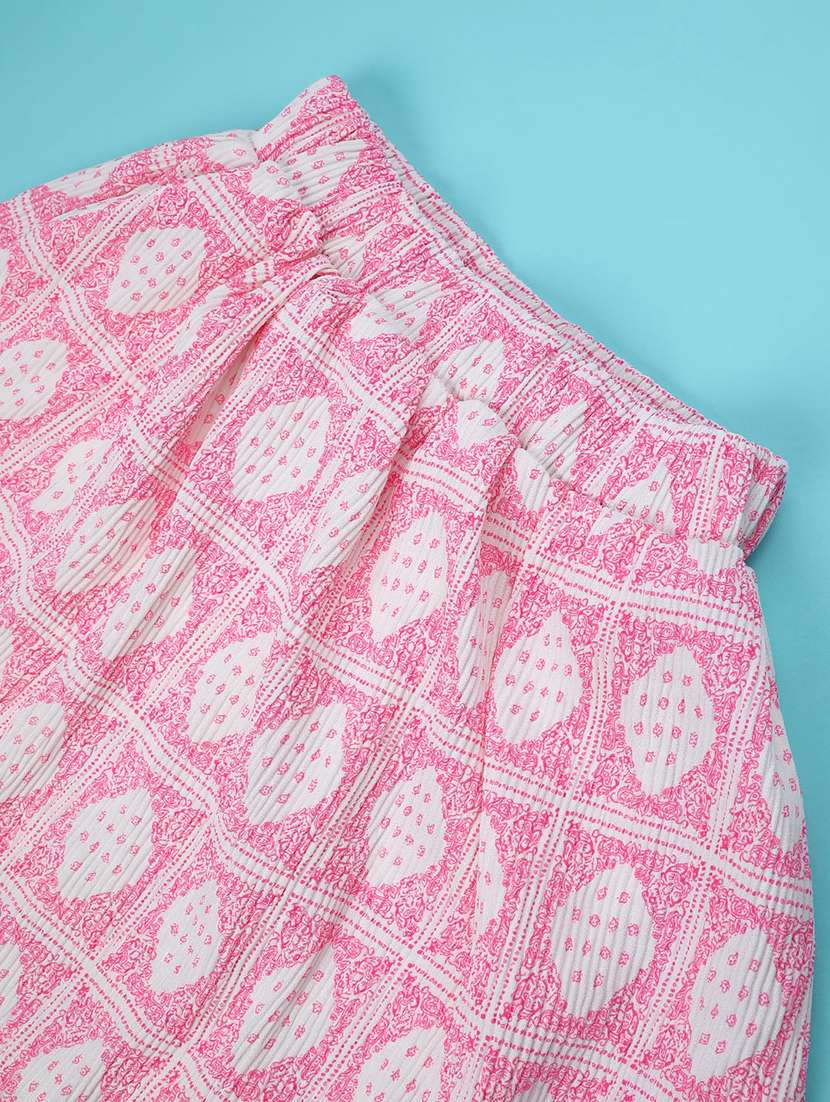 pink cotton flared skirt - 22297135 -  Standard Image - 3