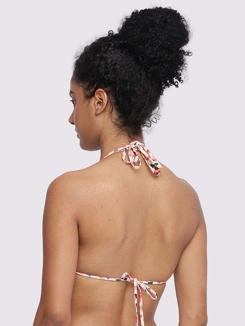 women printed halter neck sleeveless top - 22297175 -  Standard Image - 5